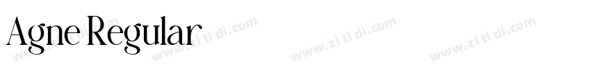 Agne Regular字体转换 Agne Regular字体转换